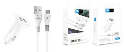 מטען מהיר לרכב 2USB