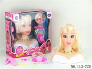 בובת ראש לילדות כולל אביז