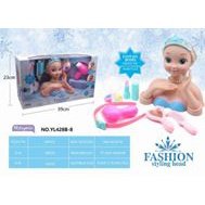 בובת ראש לילדות כולל אביז