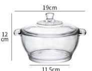 Transparent Serving Glass Bowl