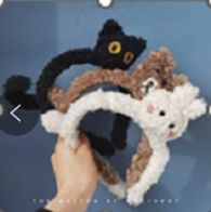 Furry Hair Bow In Figures