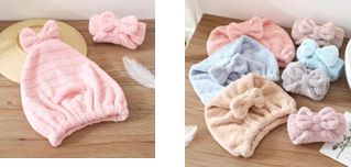 מגבת שיער פליז