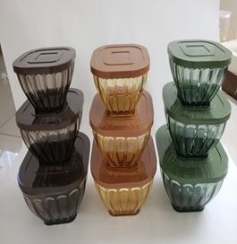 L Plastic Bowl With Lid