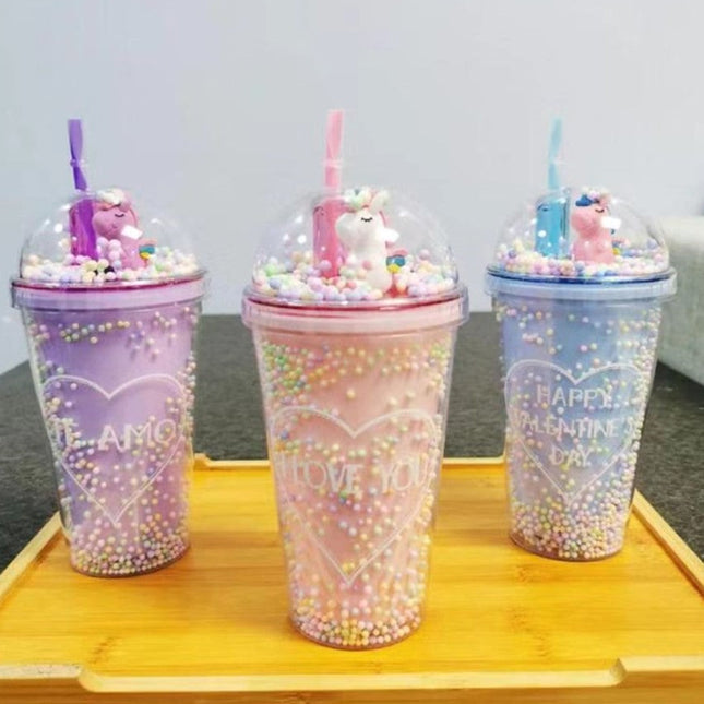 Unicorn Plastic Cup 500Ml