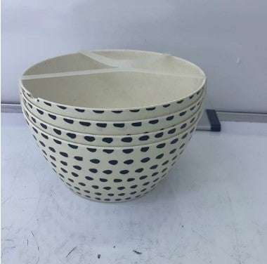 Set Of 4 Bamboo Bowls