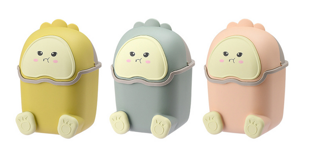 Trash Can On A Table