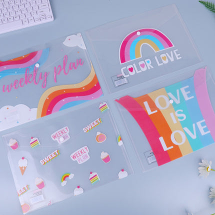 Wb-5801 A4 File Bag 3 PCS