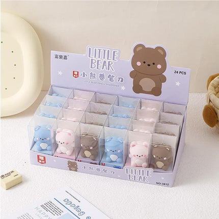 Silicone Pencil Sharpener With 4B Eraser