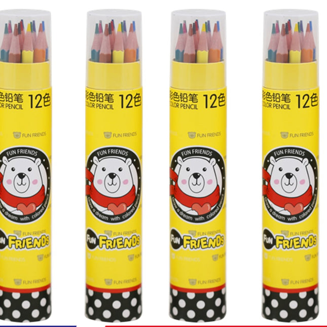 Yellow Tube Woodless Color Pencils