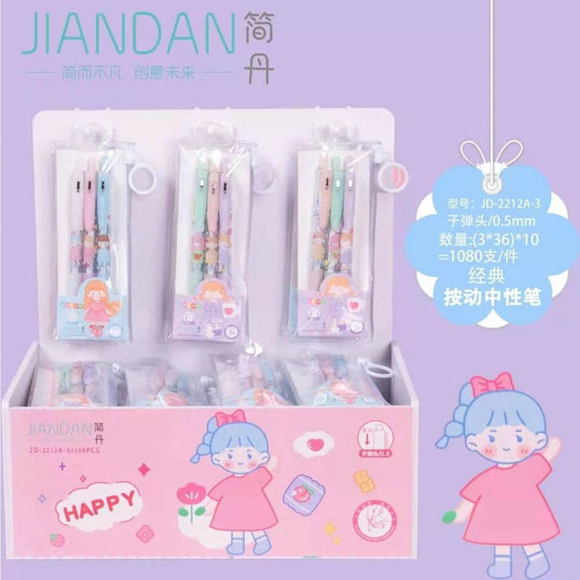 Chevron Board Display Box Candy Press Gel Pen