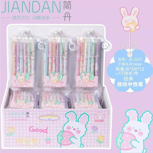 מעמד תצוגת שברון לוח קלאסי Pocket Press Gel Pen