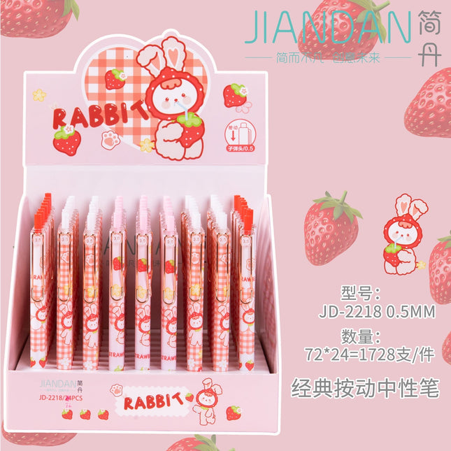 Rose Gold Jam Tutu Press Gel Pen