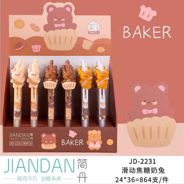 Sliding Caramel Bear Carton Inserts