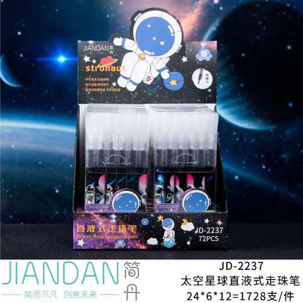 Space Planet Rollerball Pen Pvc 6 יחידות לוח