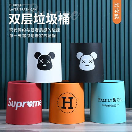 Trash Bin Only The White And The Black