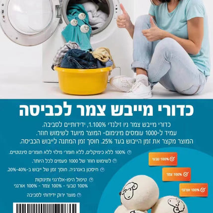 כדורי מייבש למייבש בגדים