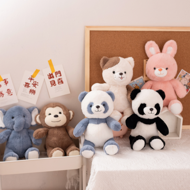 Rabbit Doll Bear Monkey Elephant 30C