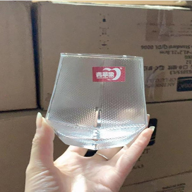 Cold Glass Es5163-2B Diamond Cup Transparent