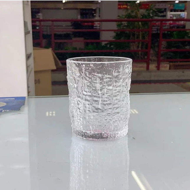Cold Glass Y6016 Bark Cup Low Transparent