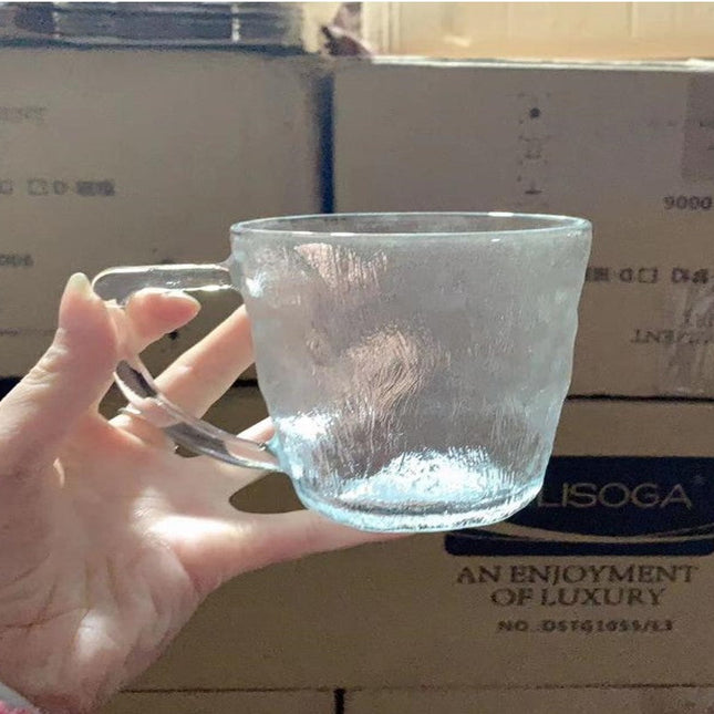 A Hot Glass Cup Zb47-1 Glacier Cup Transparent