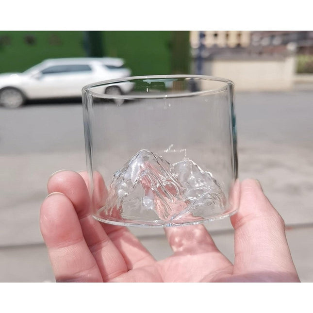 Cold Glass Mountain View Cup 70X70 Transparent