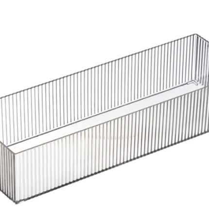 Ice-Through Stripe Drawer Storage Box