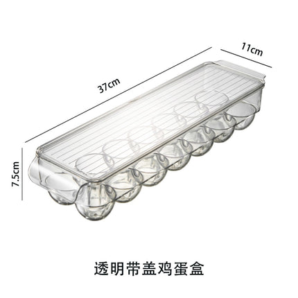 Transparent Egg Box With Lid