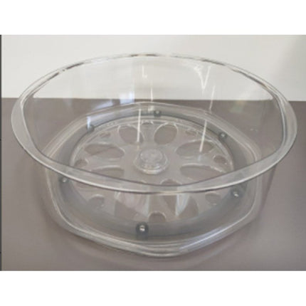 Pet Transparent Rotating Shelf
