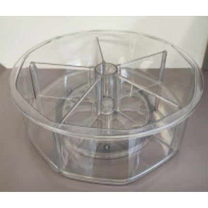 Pet Transparent Rotating Shelf