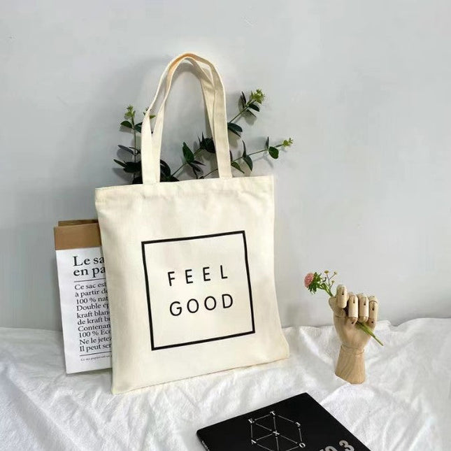Canvas Bag With Zipper