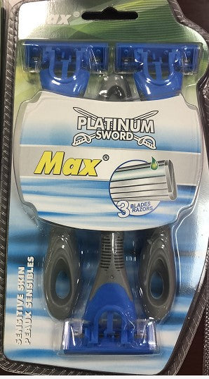 3 להב 3 יחידות מקס סכיני גילוח