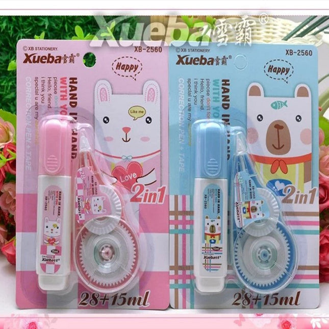 Correction Tape+Correction Fluid