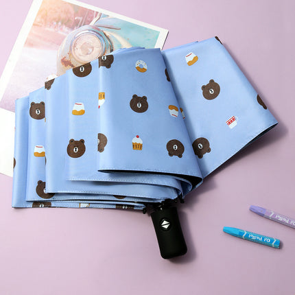 Fully automatic bear umbrella