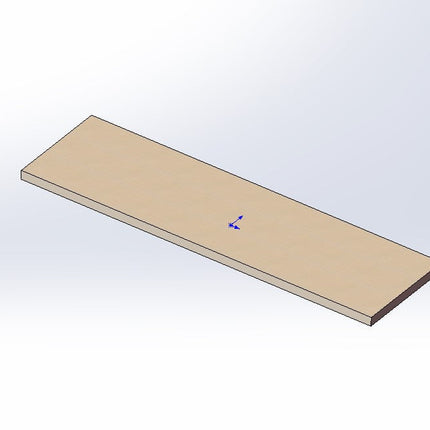 A large layer of wood